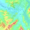 Mappa topografica City of Wodonga, altitudine, rilievo