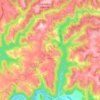 Mappa topografica Assac, altitudine, rilievo