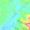 Mappa topografica Gonnoscodina, altitudine, rilievo