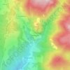 Mappa topografica Marcoiano, altitudine, rilievo