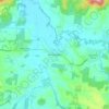 Mappa topografica Woori Yallock, altitudine, rilievo