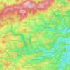 Mappa topografica Lister, altitudine, rilievo