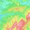 Mappa topografica Eriz, altitudine, rilievo