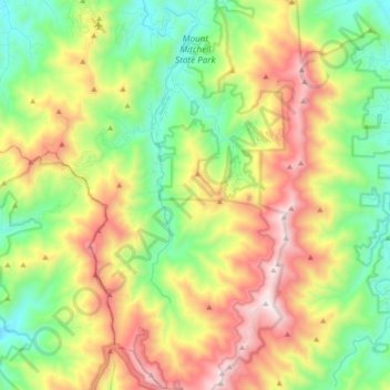 Mappa topografica 2388, altitudine, rilievo