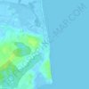 Mappa topografica Dahme, altitudine, rilievo