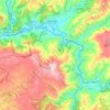 Mappa topografica Ribas de Sil, altitudine, rilievo