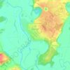Mappa topografica Темниковское городское поселение, altitudine, rilievo