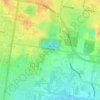 Mappa topografica Heatherton, altitudine, rilievo