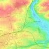 Mappa topografica 71332, altitudine, rilievo