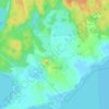 Mappa topografica Stolpe auf Usedom, altitudine, rilievo