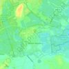 Mappa topografica Ashton Keynes, altitudine, rilievo