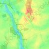 Mappa topografica Dalberg-Wendelstorf, altitudine, rilievo