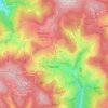 Mappa topografica Wieden, altitudine, rilievo