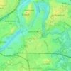 Mappa topografica 23564, altitudine, rilievo