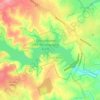 Mappa topografica Lake Georgetown, altitudine, rilievo