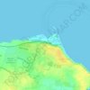 Mappa topografica Rosslare Harbour, altitudine, rilievo