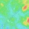 Mappa topografica Lac Lafarelle, altitudine, rilievo