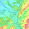 Mappa topografica Burgdorf, altitudine, rilievo