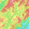 Mappa topografica Lake Hopatcong, altitudine, rilievo