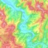 Mappa topografica Saliceto, altitudine, rilievo
