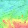 Mappa topografica Boussu, altitudine, rilievo