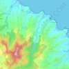 Mappa topografica Le Lorrain, altitudine, rilievo