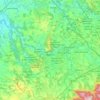 Mappa topografica Itupeva, altitudine, rilievo