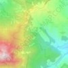 Mappa topografica Valbona, altitudine, rilievo