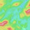 Mappa topografica Lac Spectacles, altitudine, rilievo