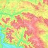 Mappa topografica 37308, altitudine, rilievo