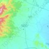 Mappa topografica Vallermosa, altitudine, rilievo