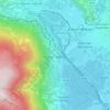 Mappa topografica Marlengo, altitudine, rilievo