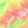 Mappa topografica Xanxerê, altitudine, rilievo