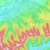 Mappa topografica Mel, altitudine, rilievo