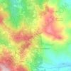 Mappa topografica Arpaise, altitudine, rilievo