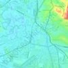 Mappa topografica Rocklea, altitudine, rilievo