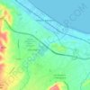 Mappa topografica Misano Adriatico, altitudine, rilievo