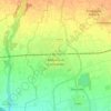 Mappa topografica Romano di Lombardia, altitudine, rilievo
