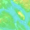 Mappa topografica Тахколампи, altitudine, rilievo