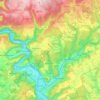 Mappa topografica 74821, altitudine, rilievo