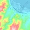 Mappa topografica Oliveri, altitudine, rilievo