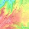 Mappa topografica Siebigerode, altitudine, rilievo