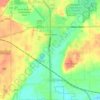 Mappa topografica Richmond, altitudine, rilievo