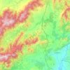 Mappa topografica Río Lozoya, altitudine, rilievo