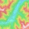 Mappa topografica Scopa, altitudine, rilievo