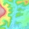 Mappa topografica Erbringen, altitudine, rilievo