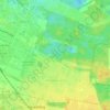 Mappa topografica Waldperlach, altitudine, rilievo