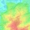 Mappa topografica Stantonbury, altitudine, rilievo