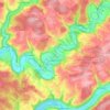 Mappa topografica Jagsthausen, altitudine, rilievo
