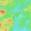 Mappa topografica Lac Leslie, altitudine, rilievo